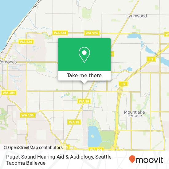 Mapa de Puget Sound Hearing Aid & Audiology