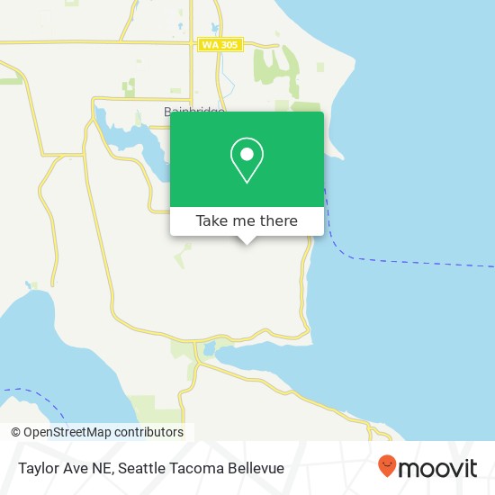 Taylor Ave NE map