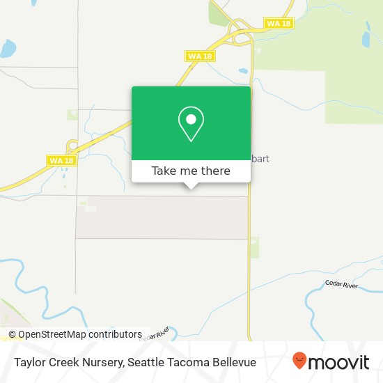 Taylor Creek Nursery map