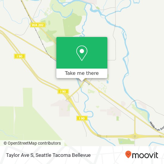Mapa de Taylor Ave S