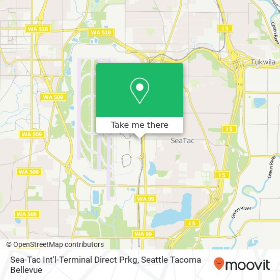 Mapa de Sea-Tac Int'l-Terminal Direct Prkg