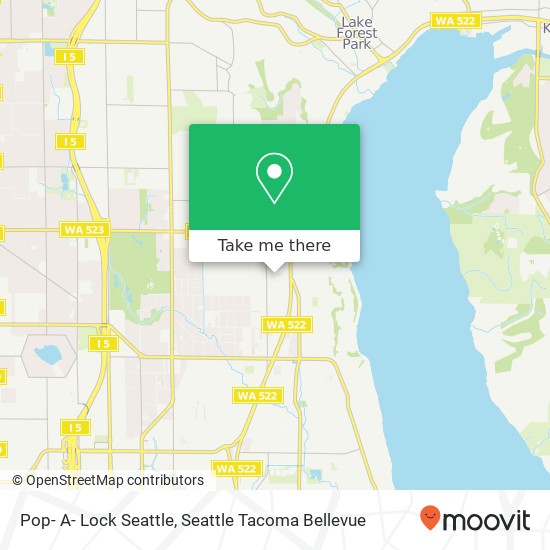 Mapa de Pop- A- Lock Seattle
