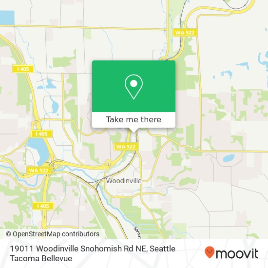 Mapa de 19011 Woodinville Snohomish Rd NE