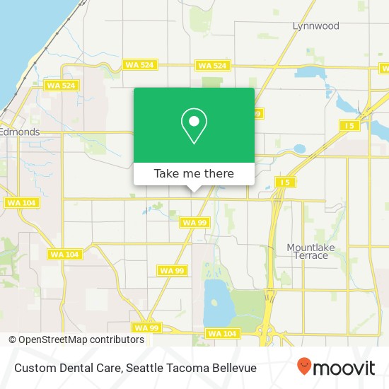 Custom Dental Care map