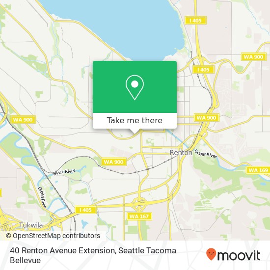 Mapa de 40 Renton Avenue Extension