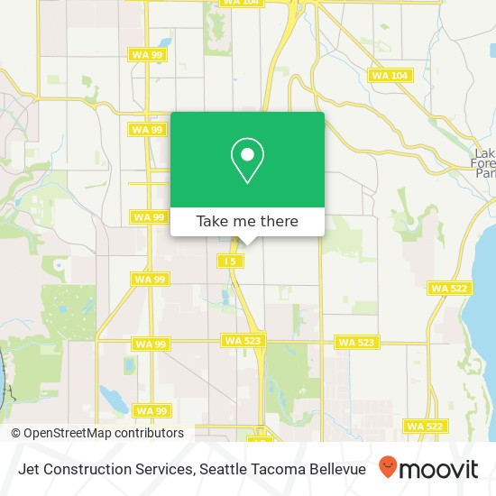 Jet Construction Services map