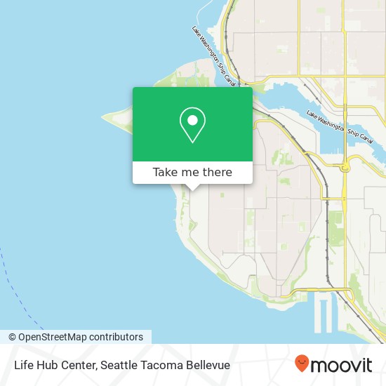Life Hub Center map