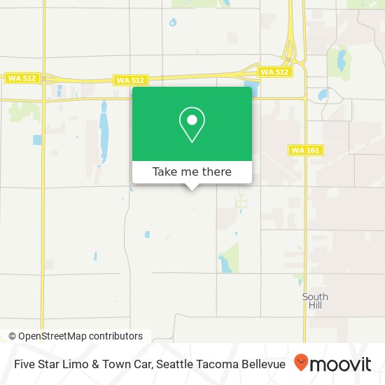 Five Star Limo & Town Car map