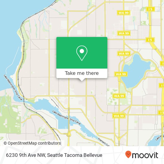 Mapa de 6230 9th Ave NW