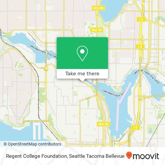 Regent College Foundation map