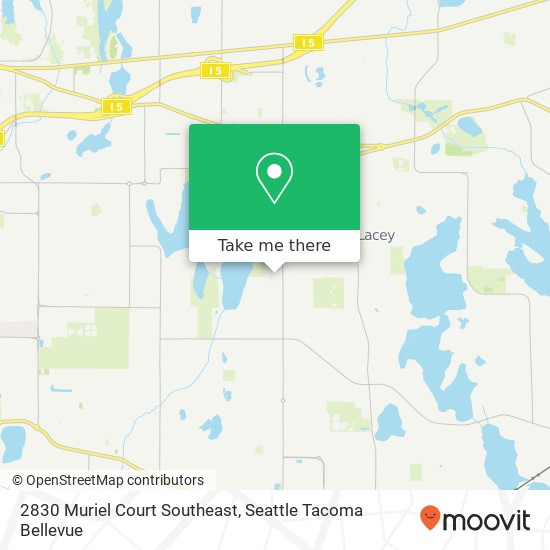 Mapa de 2830 Muriel Court Southeast