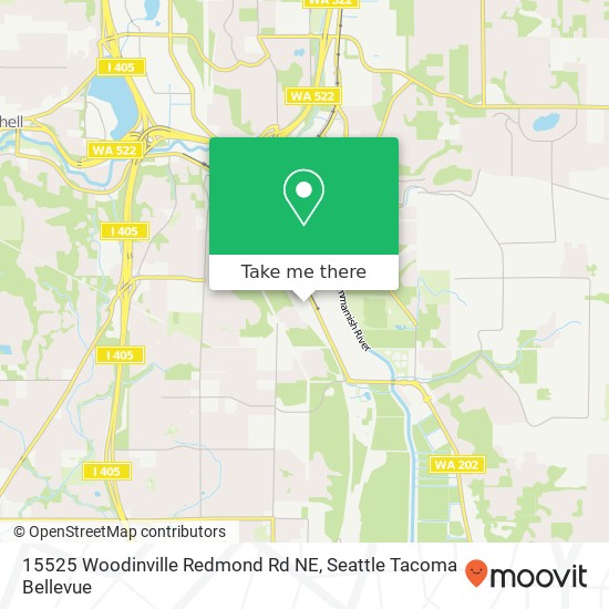 15525 Woodinville Redmond Rd NE map