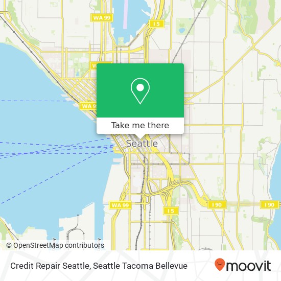 Credit Repair Seattle map