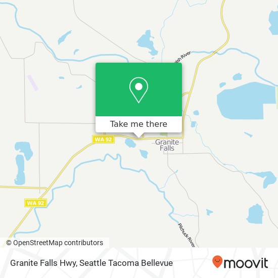 Granite Falls Hwy map