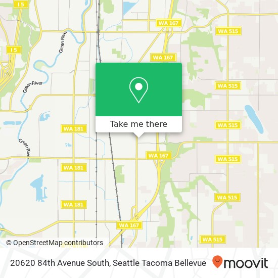 Mapa de 20620 84th Avenue South