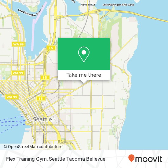 Mapa de Flex Training Gym