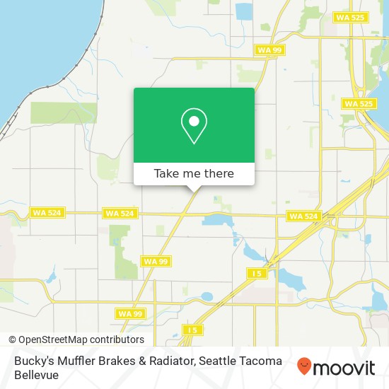 Mapa de Bucky's Muffler Brakes & Radiator