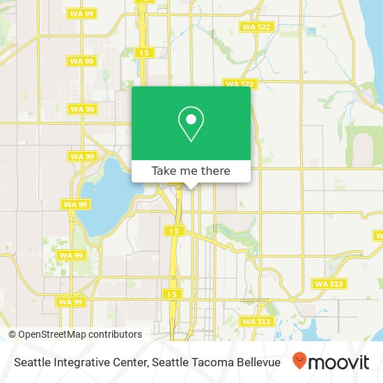Mapa de Seattle Integrative Center