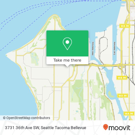 3731 36th Ave SW map