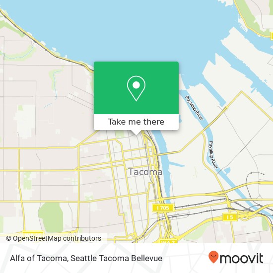 Mapa de Alfa of Tacoma