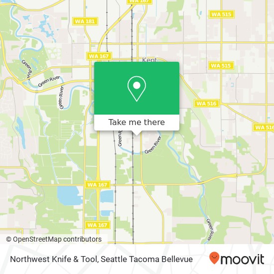 Northwest Knife & Tool map