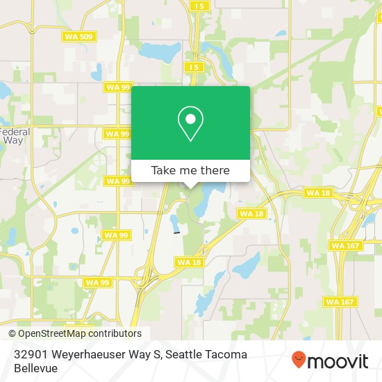 32901 Weyerhaeuser Way S map