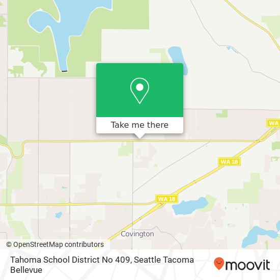 Mapa de Tahoma School District No 409