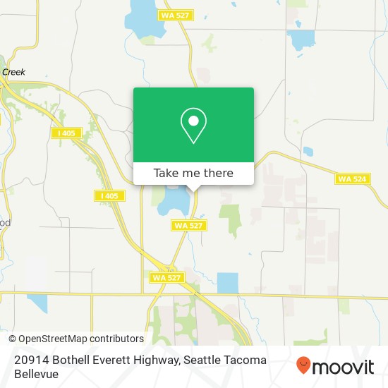 20914 Bothell Everett Highway map