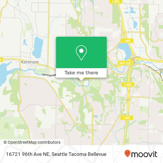 Mapa de 16721 96th Ave NE