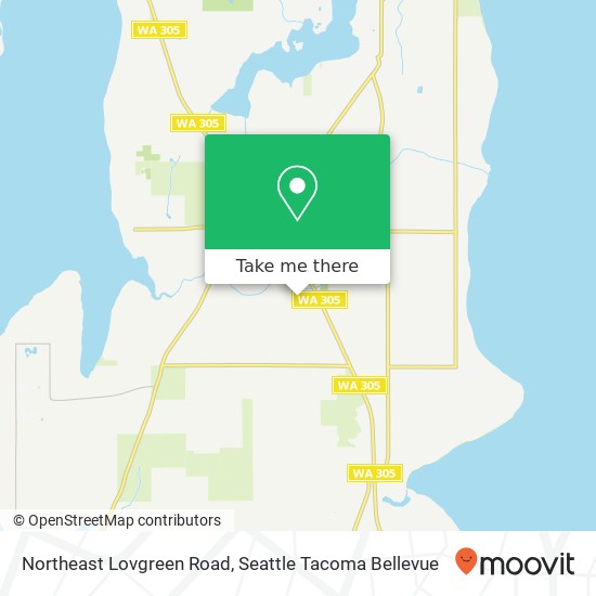 Mapa de Northeast Lovgreen Road