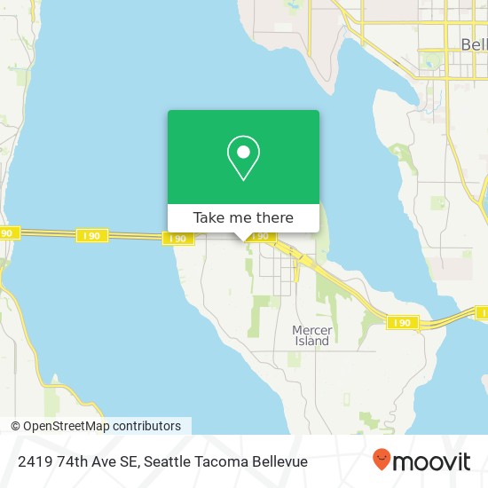 Mapa de 2419 74th Ave SE