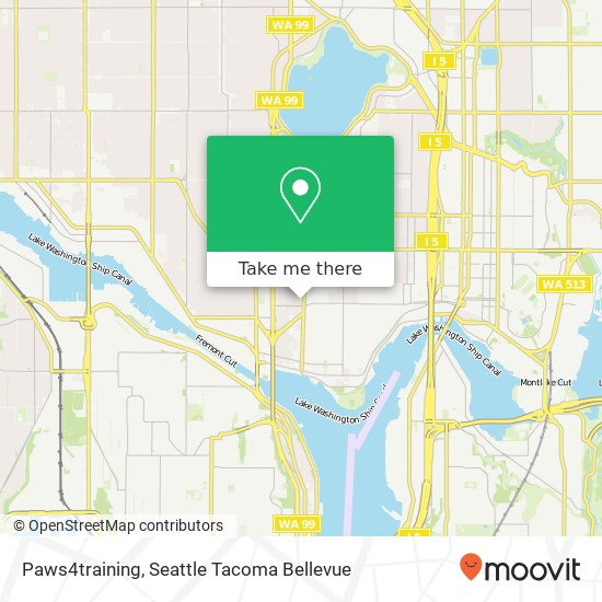 Paws4training map