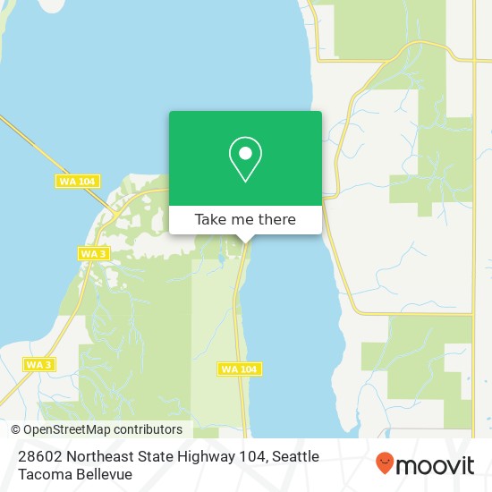 28602 Northeast State Highway 104 map