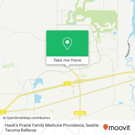 Mapa de Hawk's Prairie Family Medicine Providence