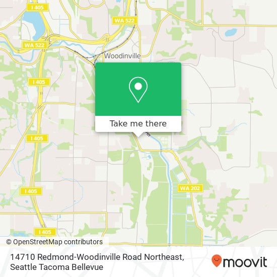 14710 Redmond-Woodinville Road Northeast map