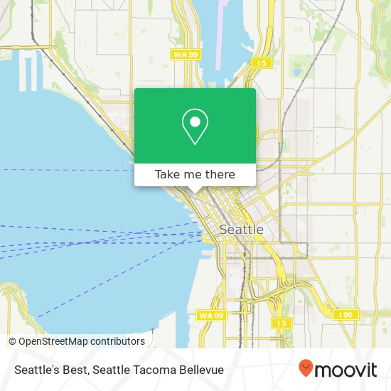 Mapa de Seattle's Best
