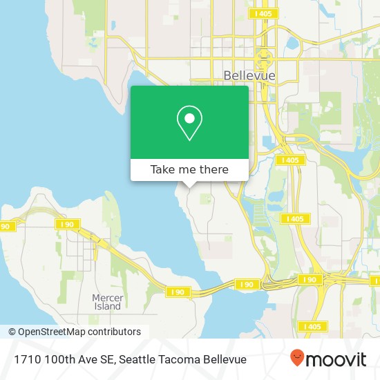 Mapa de 1710 100th Ave SE