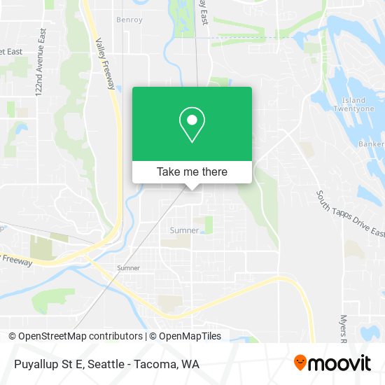 Mapa de Puyallup St E