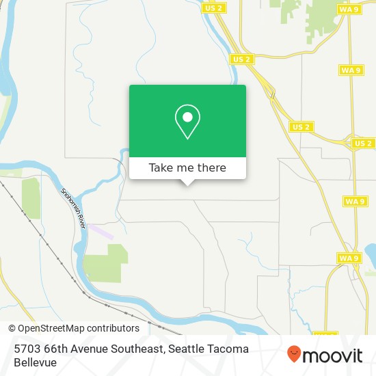 Mapa de 5703 66th Avenue Southeast