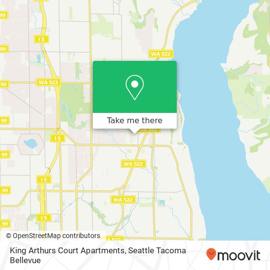 King Arthurs Court Apartments map