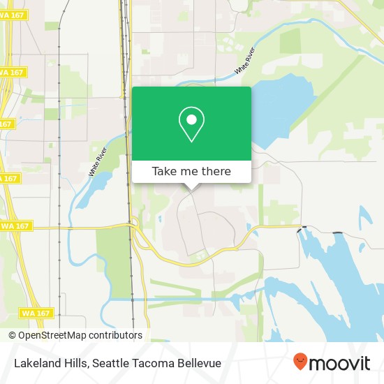 Lakeland Hills map