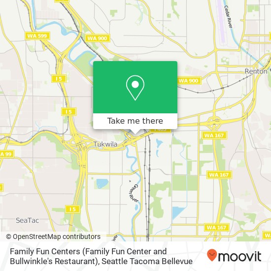 Family Fun Centers (Family Fun Center and Bullwinkle's Restaurant) map