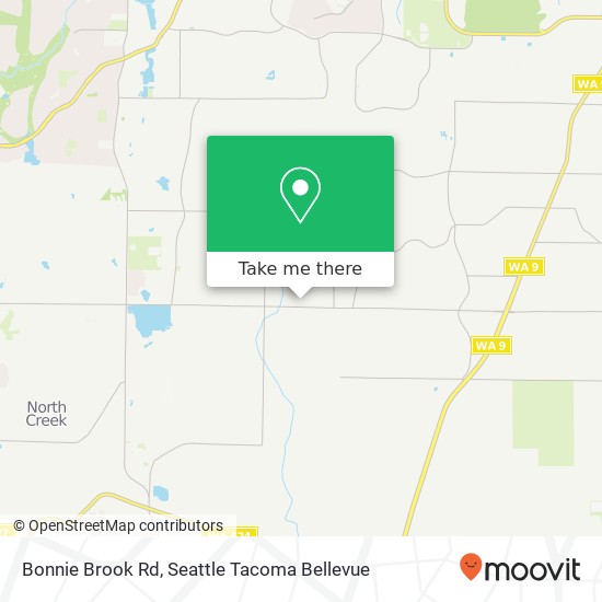 Bonnie Brook Rd map
