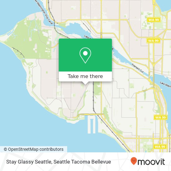 Stay Glassy Seattle map