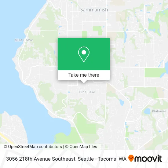 3056 218th Avenue Southeast map