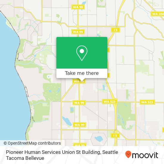 Mapa de Pioneer Human Services Union St Building