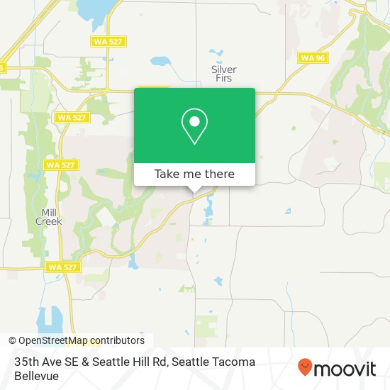 35th Ave SE & Seattle Hill Rd map