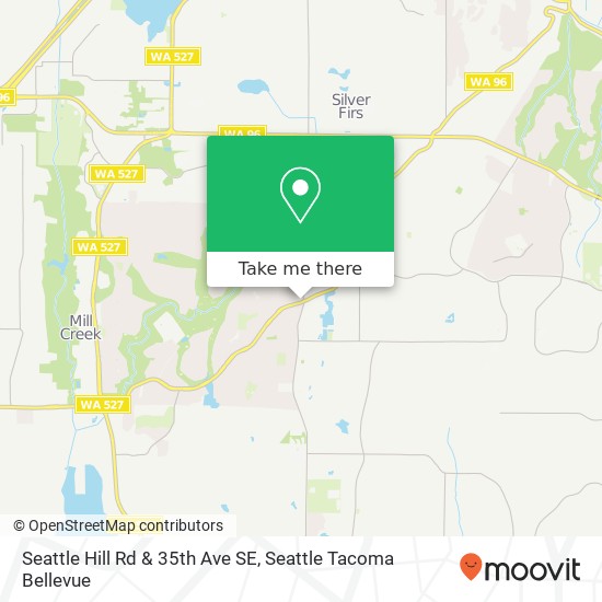 Mapa de Seattle Hill Rd & 35th Ave SE