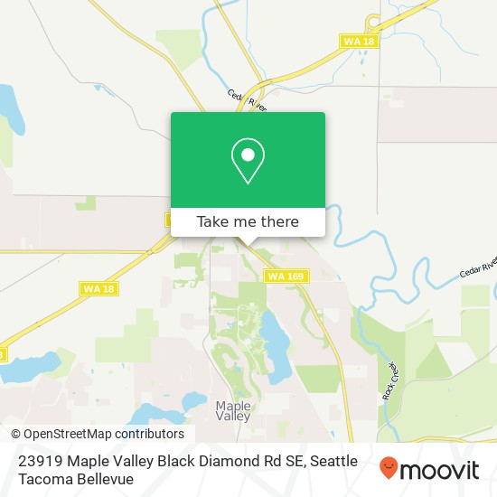 Mapa de 23919 Maple Valley Black Diamond Rd SE