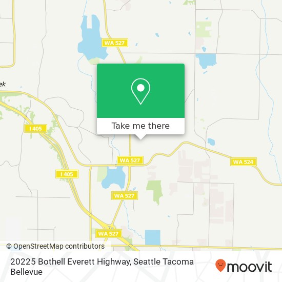 20225 Bothell Everett Highway map